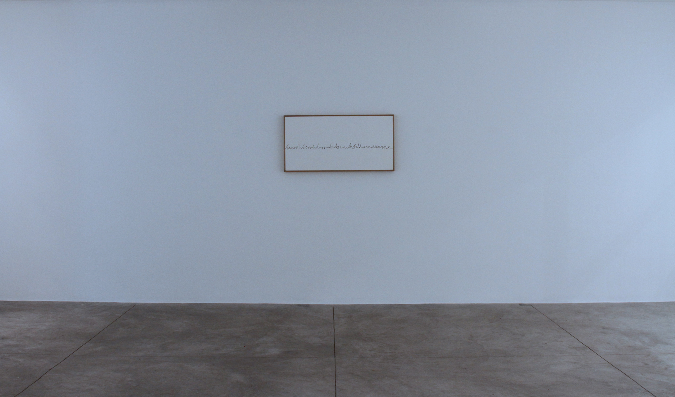 I wish I could paint a beautiful landscape : Francisco Ugarte