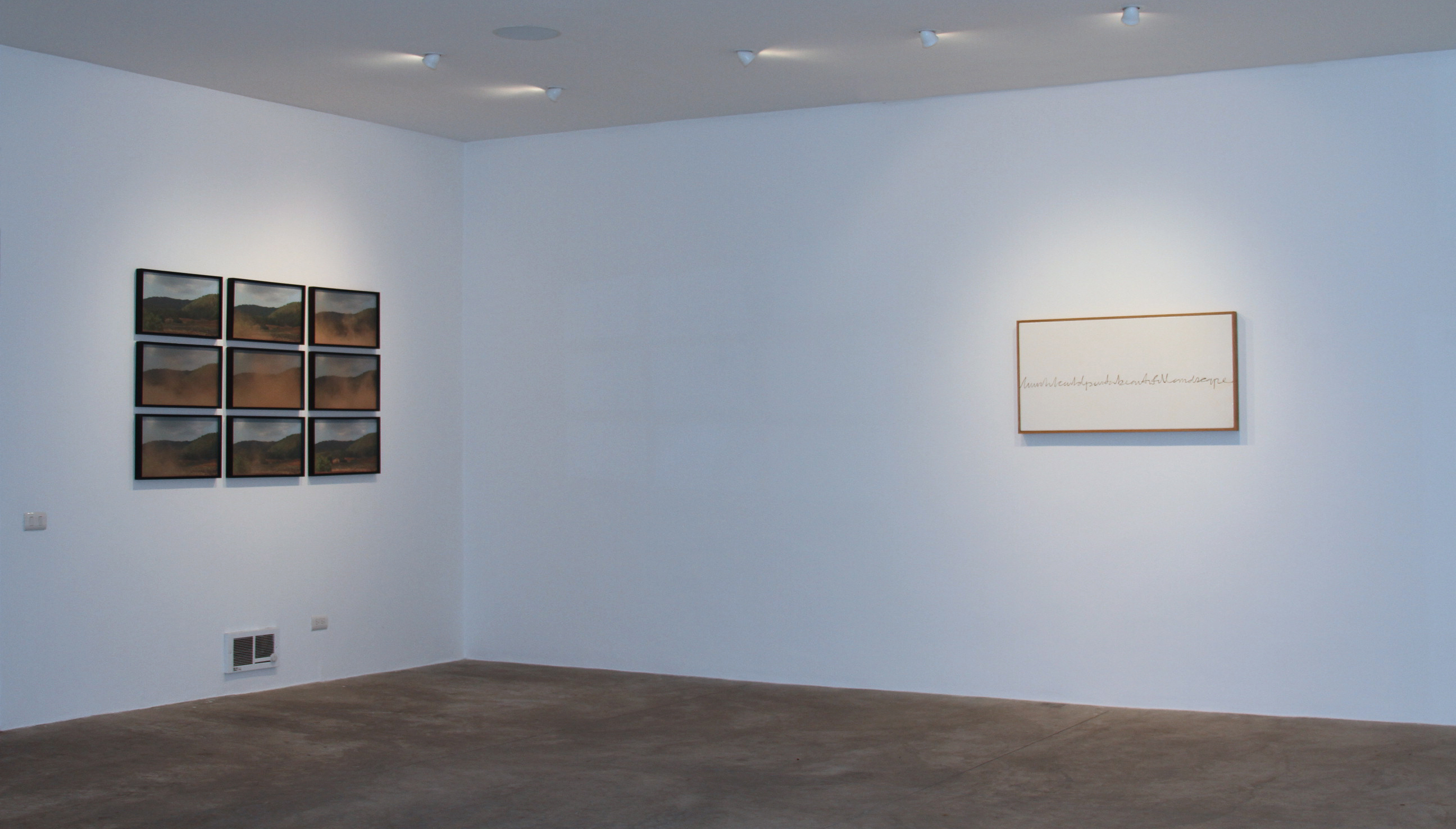 I wish I could paint a beautiful landscape : Francisco Ugarte