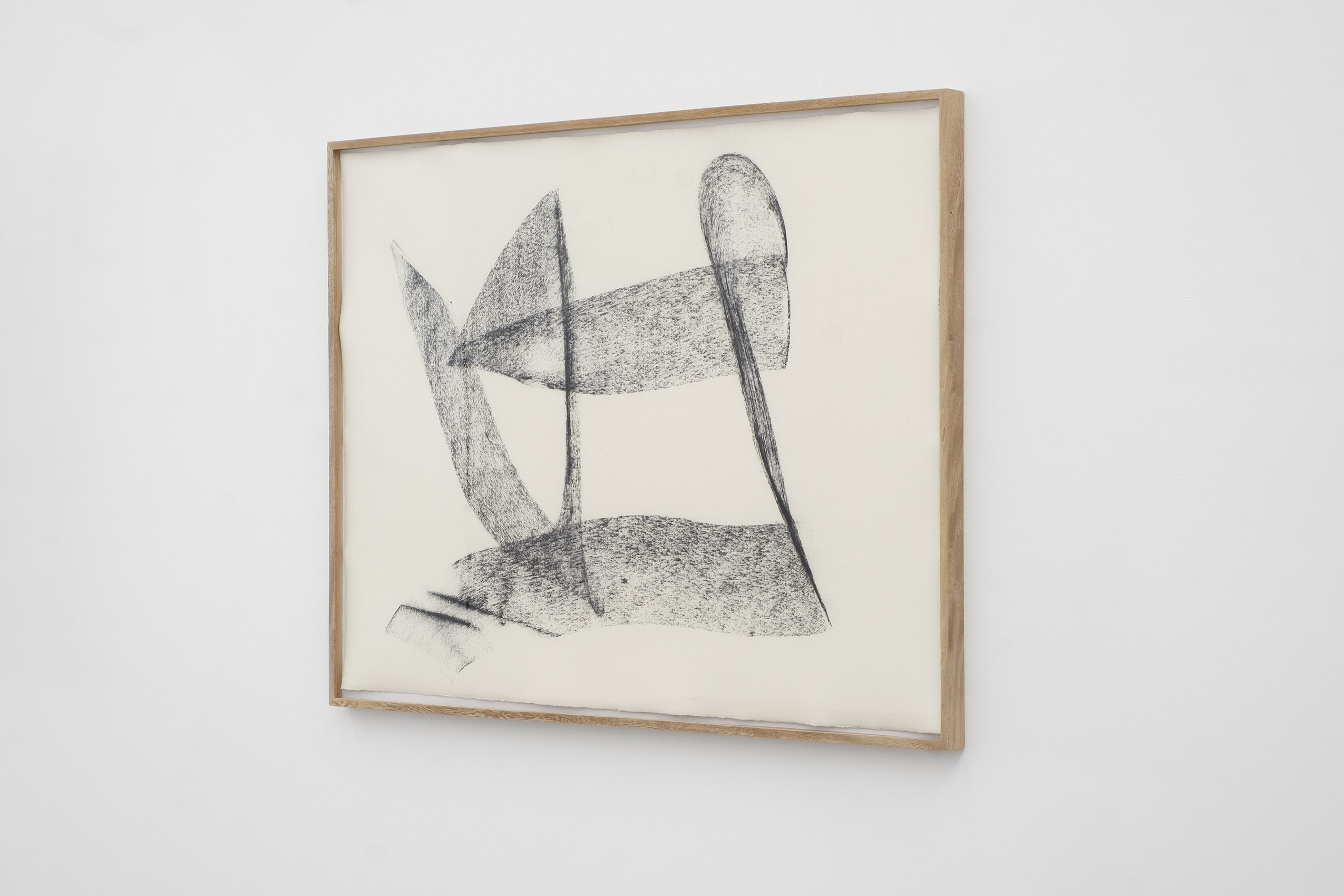 Sin título (Papel libre de ácido y carboncillo, acción 12 - 17), 2020 - 2021 : Francisco Ugarte