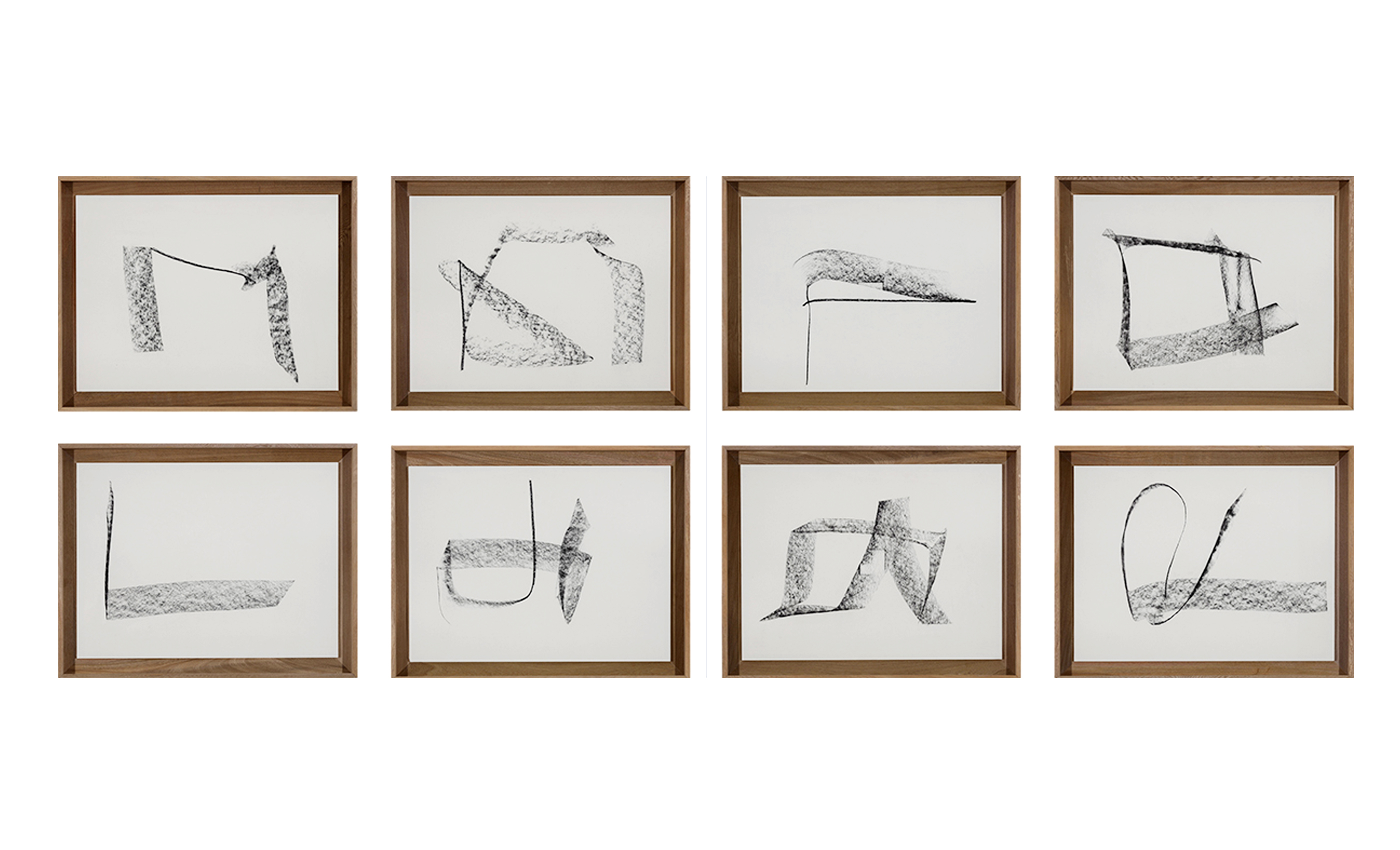 Sin título (Papel libre de ácido y grafito, acciónes 1 - 8), 2018 : Francisco Ugarte