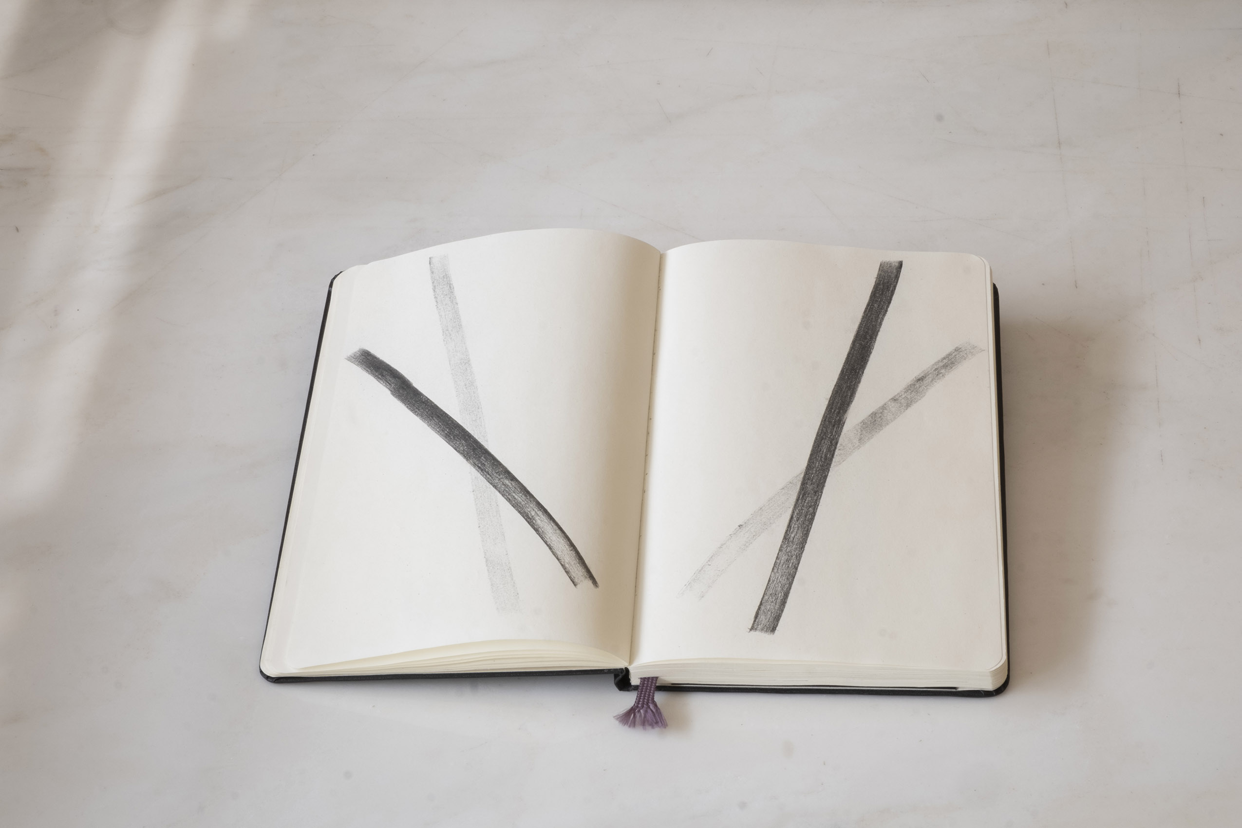 Sin título (Calca cruces, libreta), 2015 : Francisco Ugarte