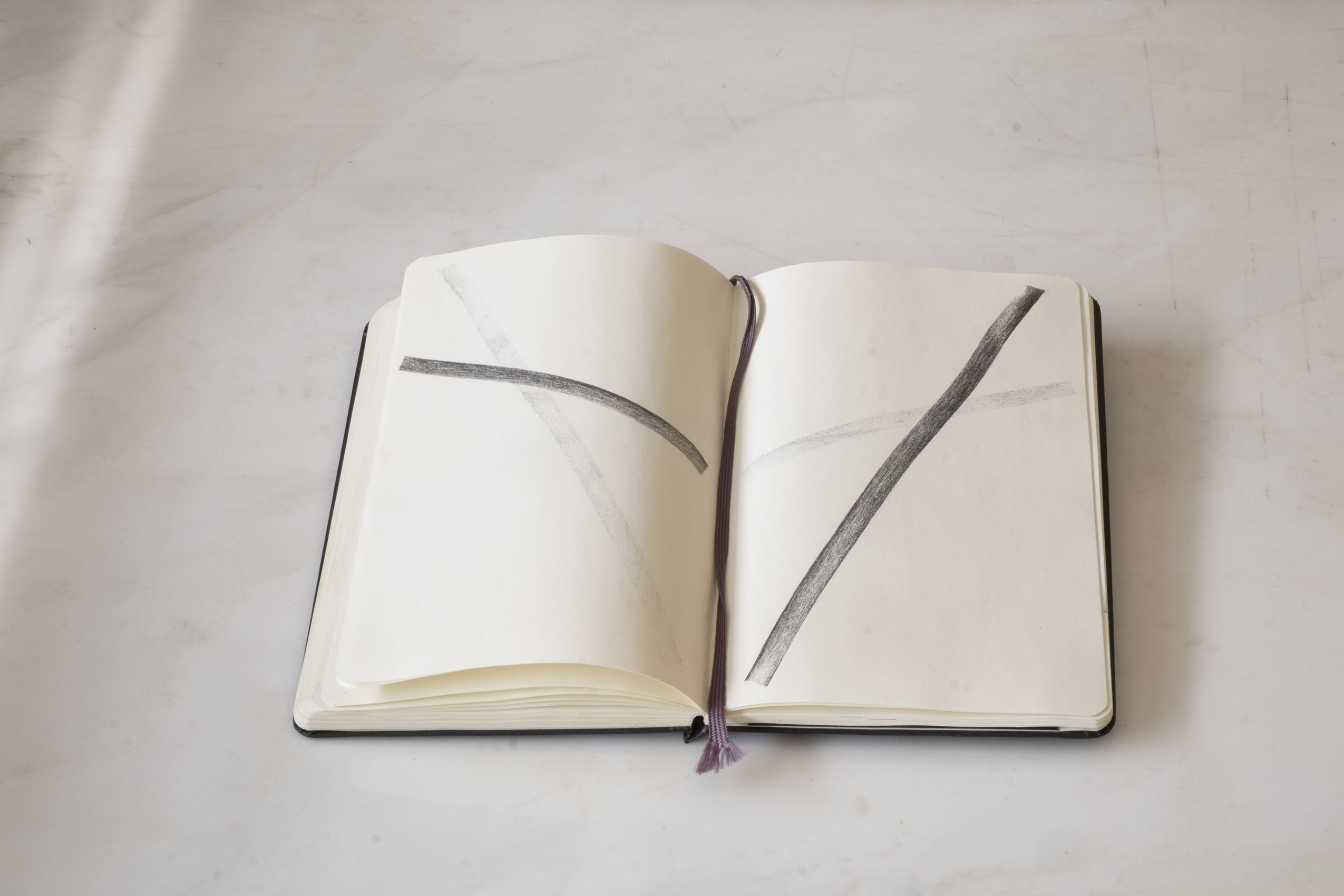 Sin título (Calca cruces, libreta), 2015 : Francisco Ugarte