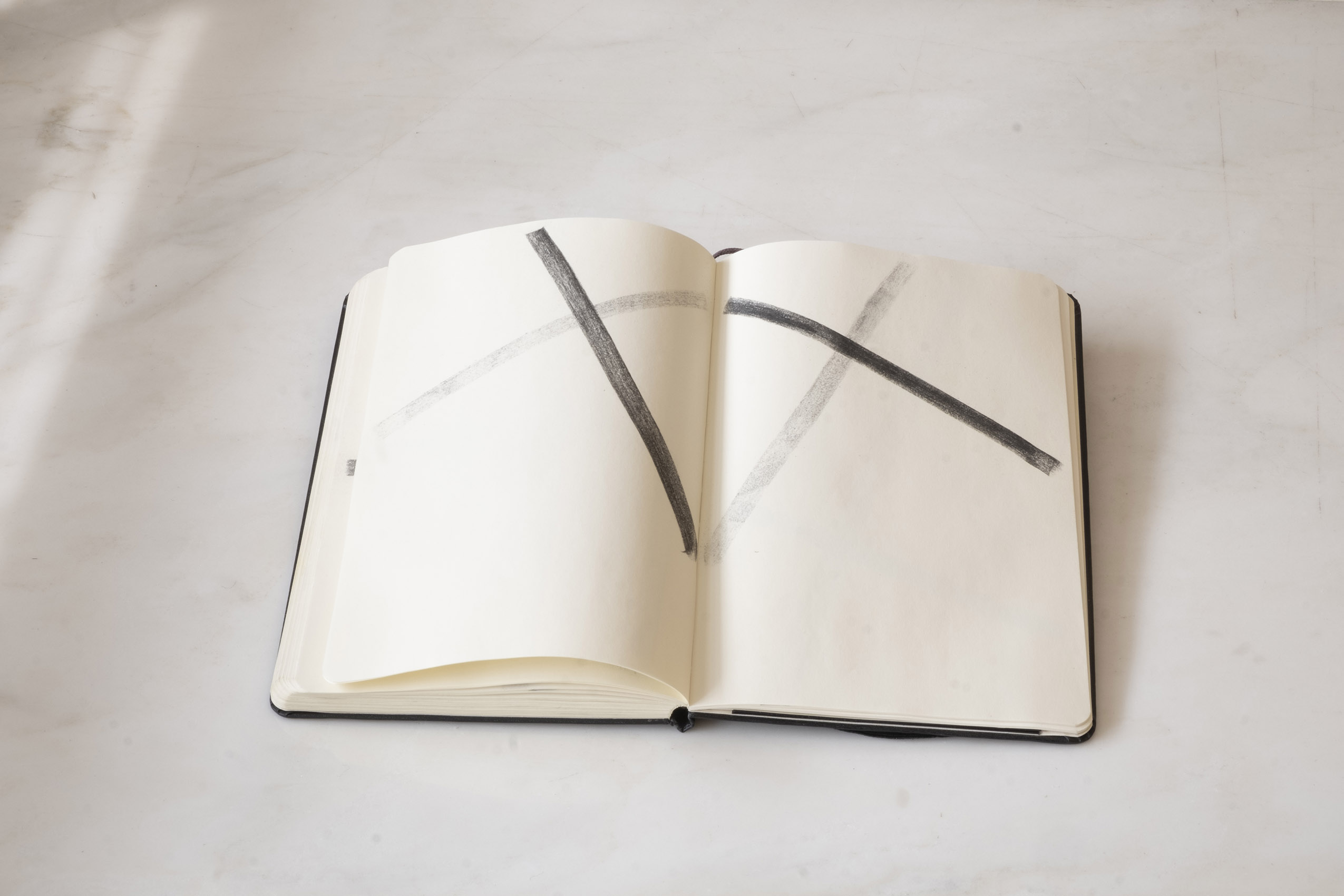 Sin título (Calca cruces, libreta), 2015 : Francisco Ugarte