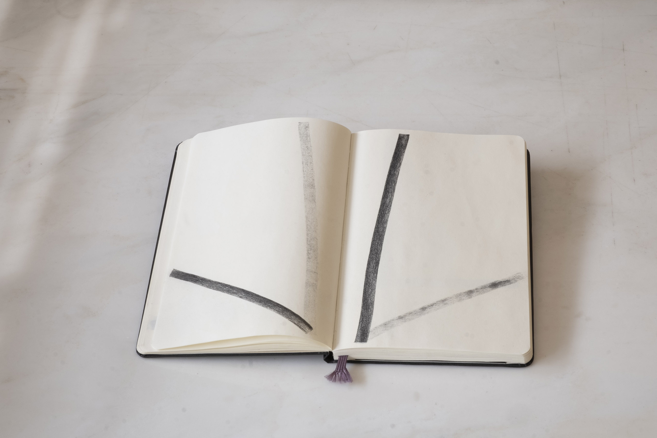 Sin título (Calca cruces, libreta), 2015 : Francisco Ugarte