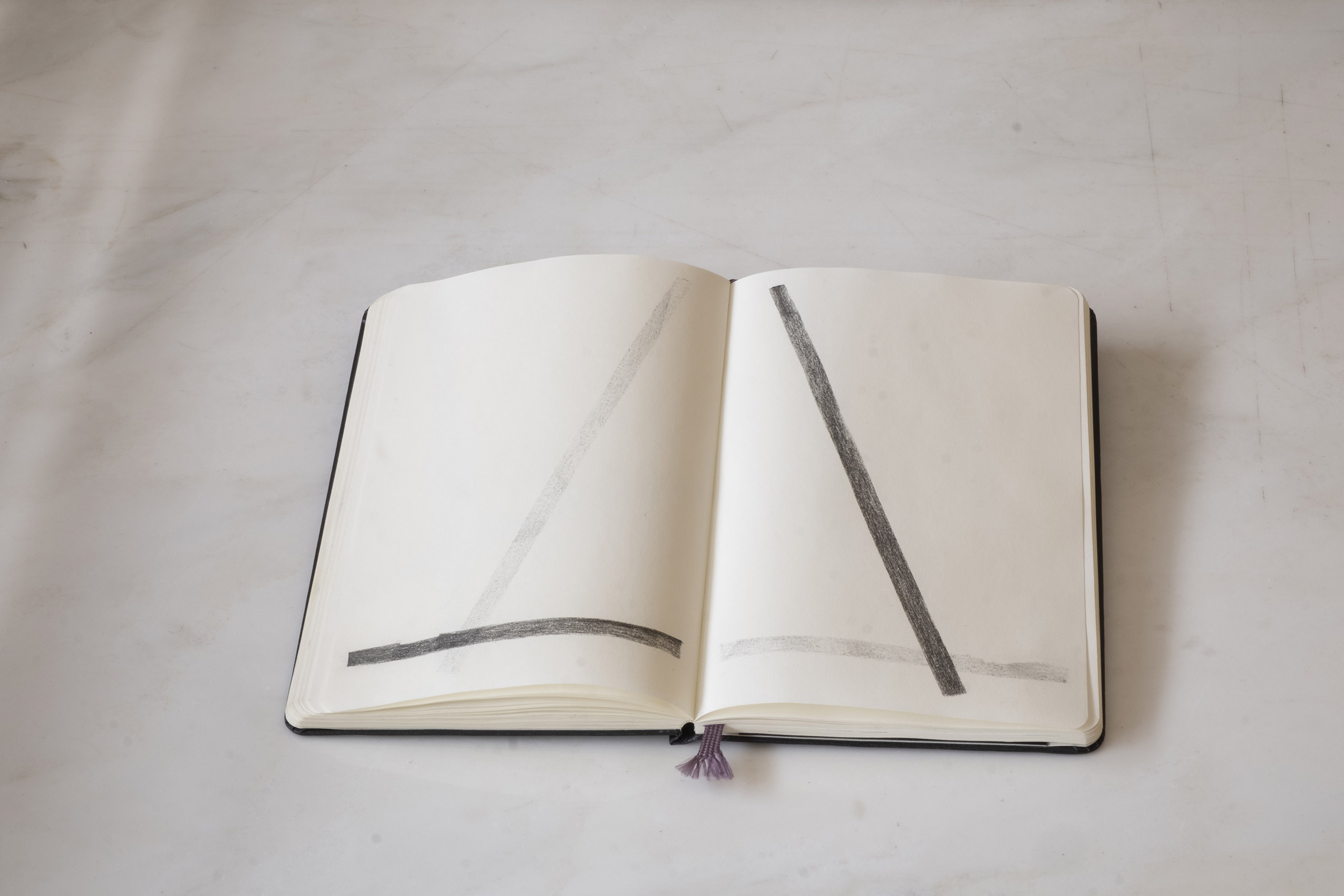 Sin título (Calca cruces, libreta), 2015 : Francisco Ugarte