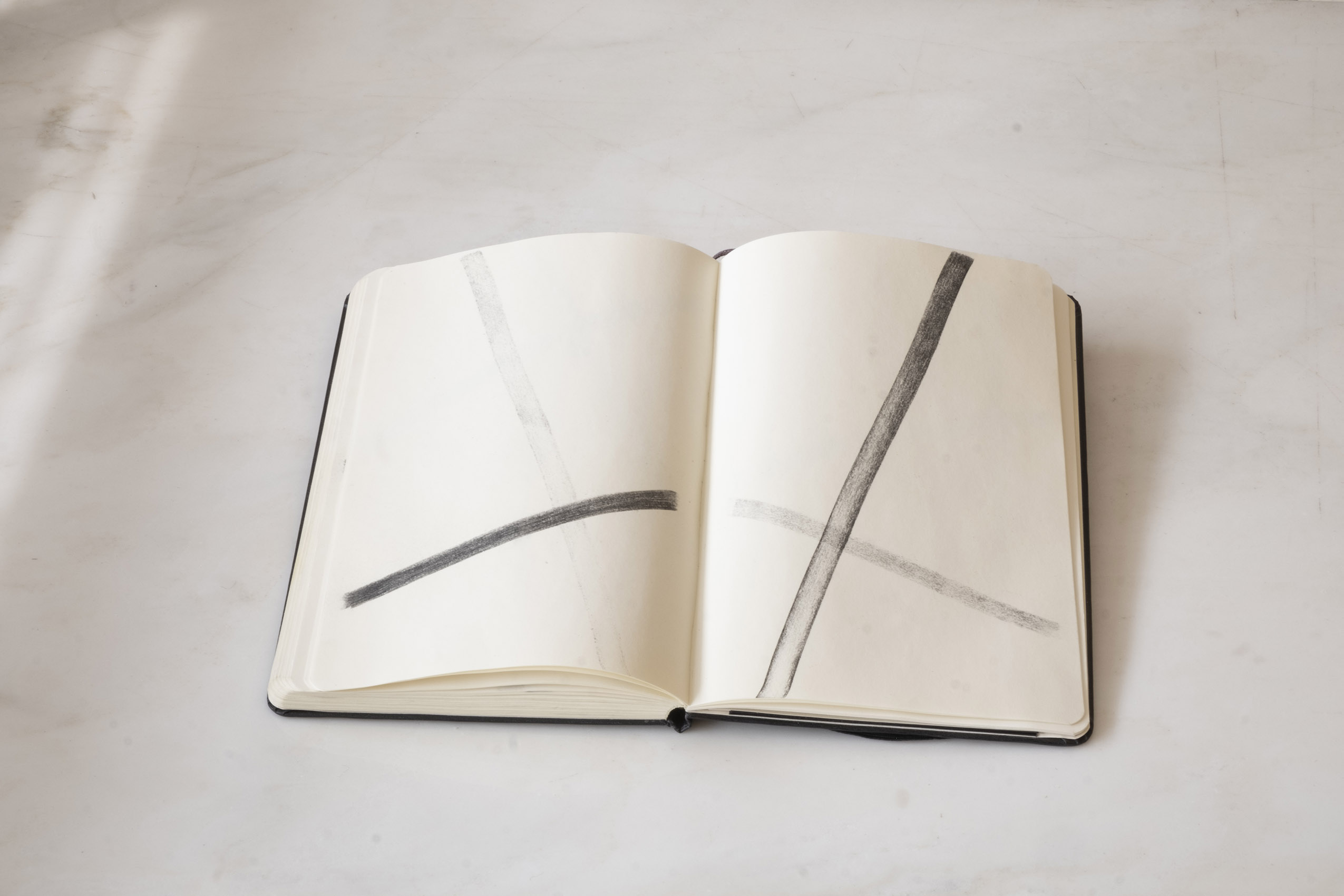 Sin título (Calca cruces, libreta), 2015 : Francisco Ugarte