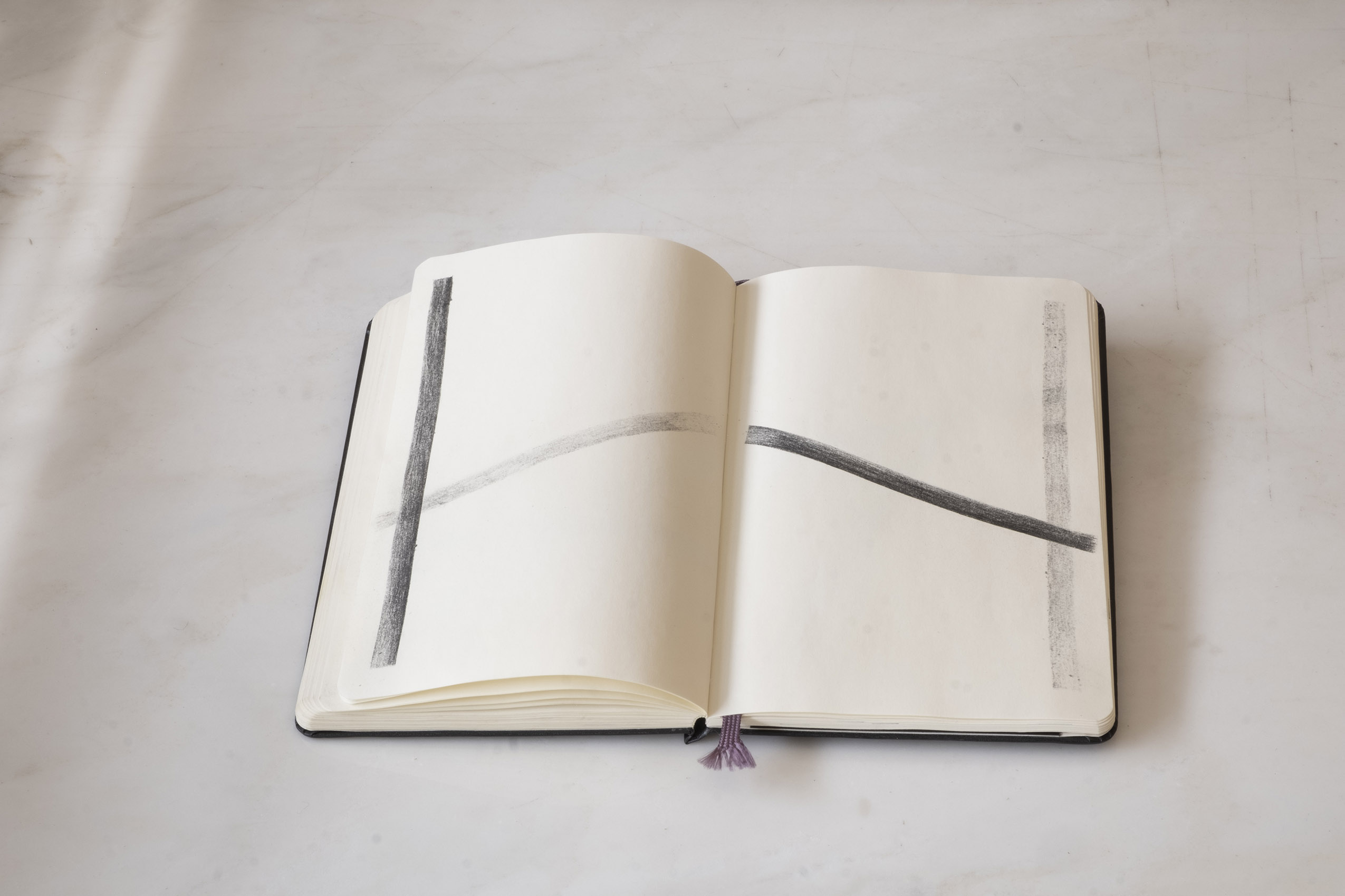 Sin título (Calca cruces, libreta), 2015 : Francisco Ugarte