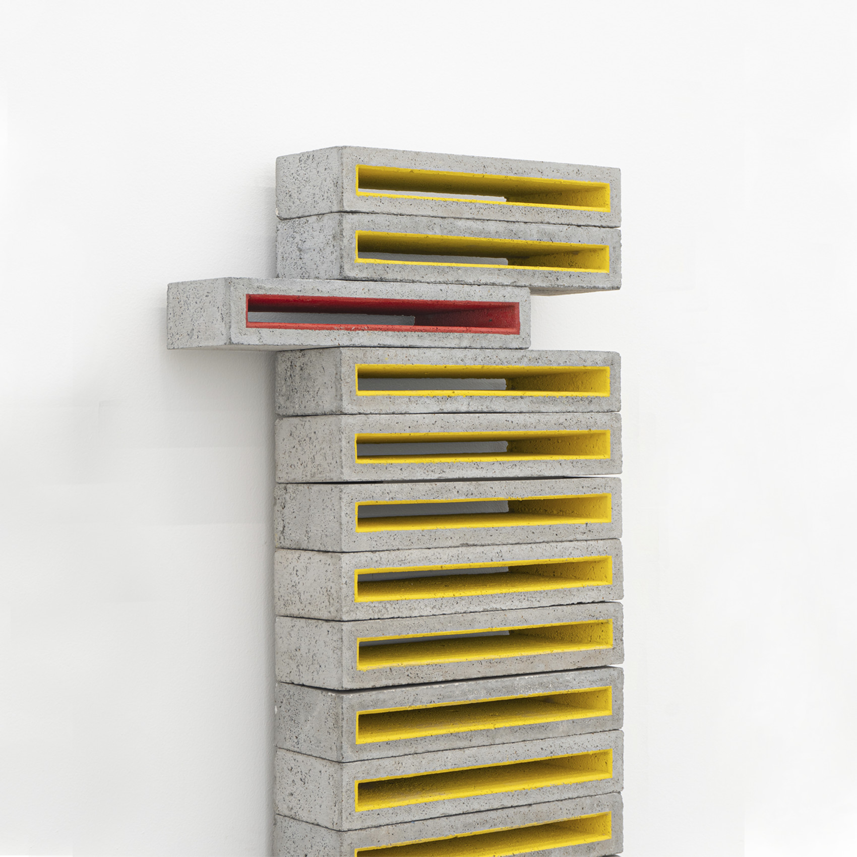 Celosía amarillo y rojo, 2023 : Francisco Ugarte