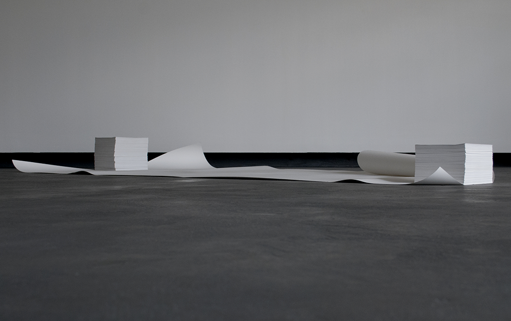 Escultura de papel, 2013 : Francisco Ugarte