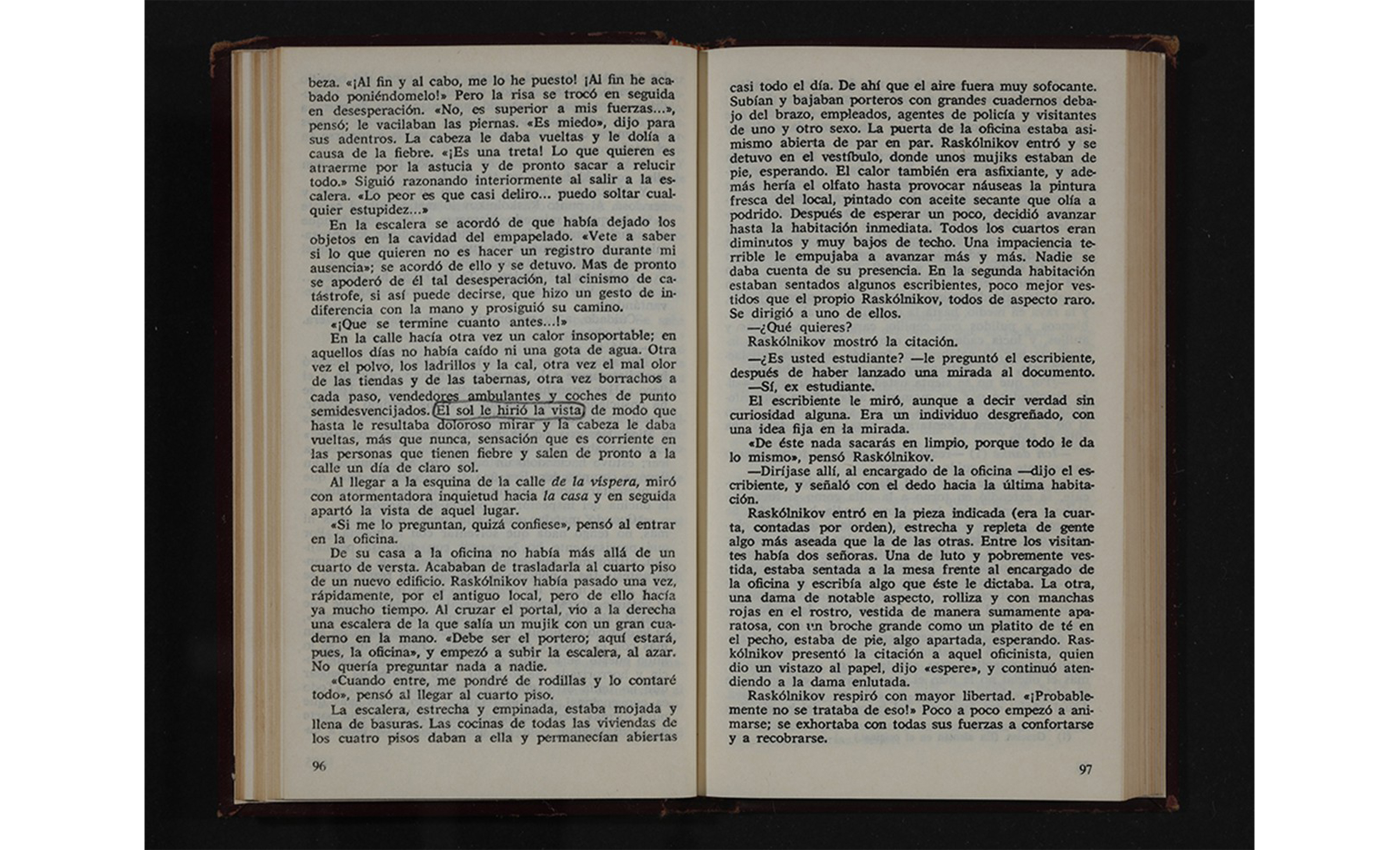 Paisajes literarios (Crimen y castigo, Fiódor Dostoyevski), libro, 2015 : Francisco Ugarte
