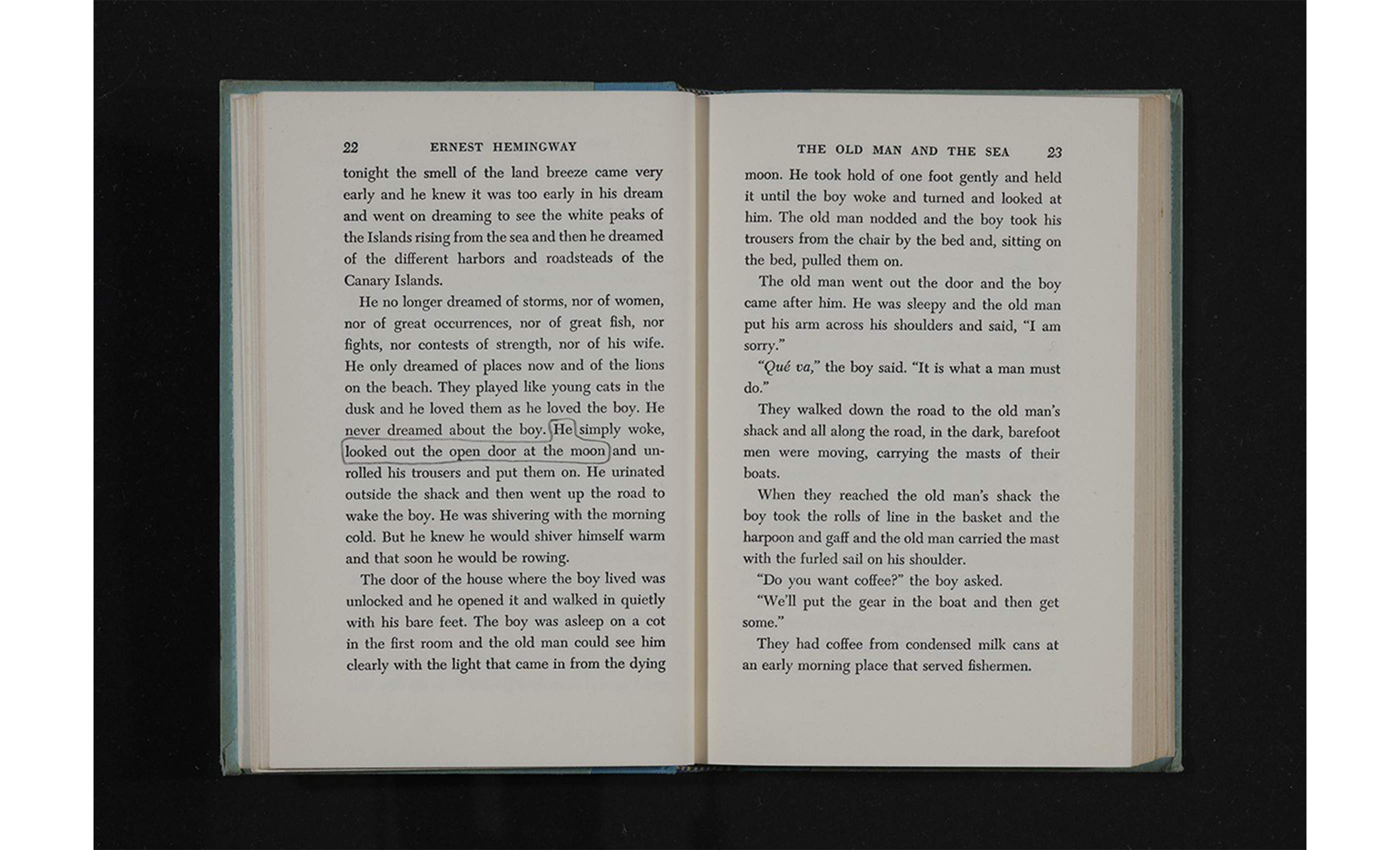 Paisajes literarios (El viejo y el mar, Ernest Hemingway), libro, 2015 : Francisco Ugarte