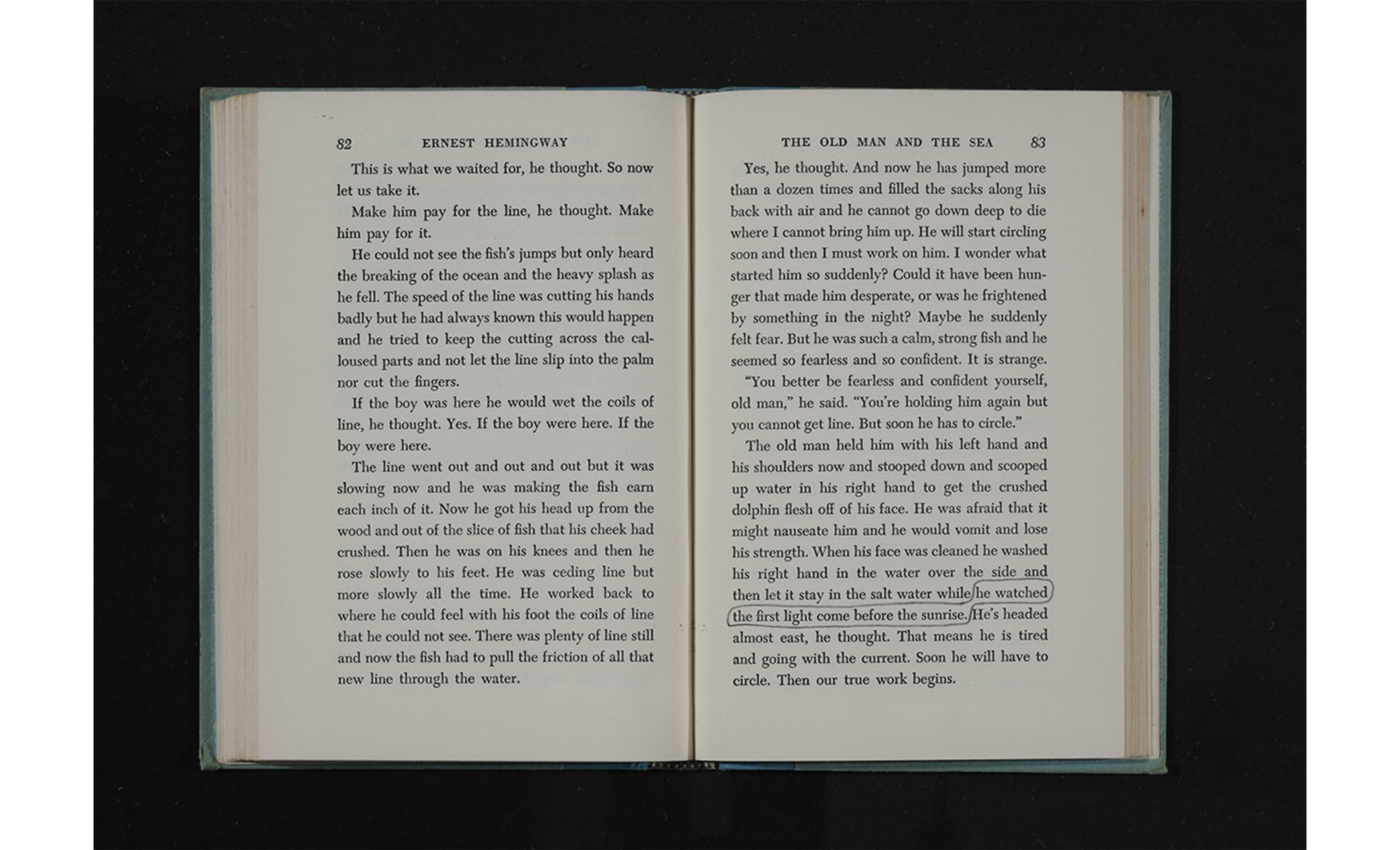 Paisajes literarios (El viejo y el mar, Ernest Hemingway), libro, 2015 : Francisco Ugarte