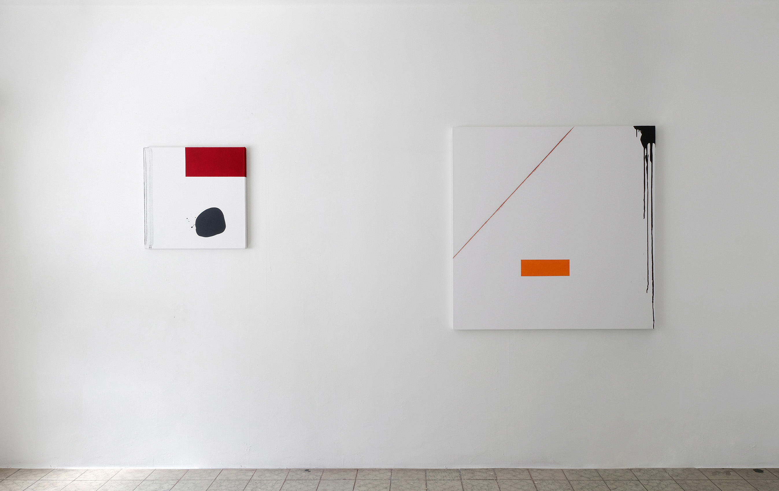 Óleo, tiralíneas, acrílico y grafito, 2019 : Francisco Ugarte