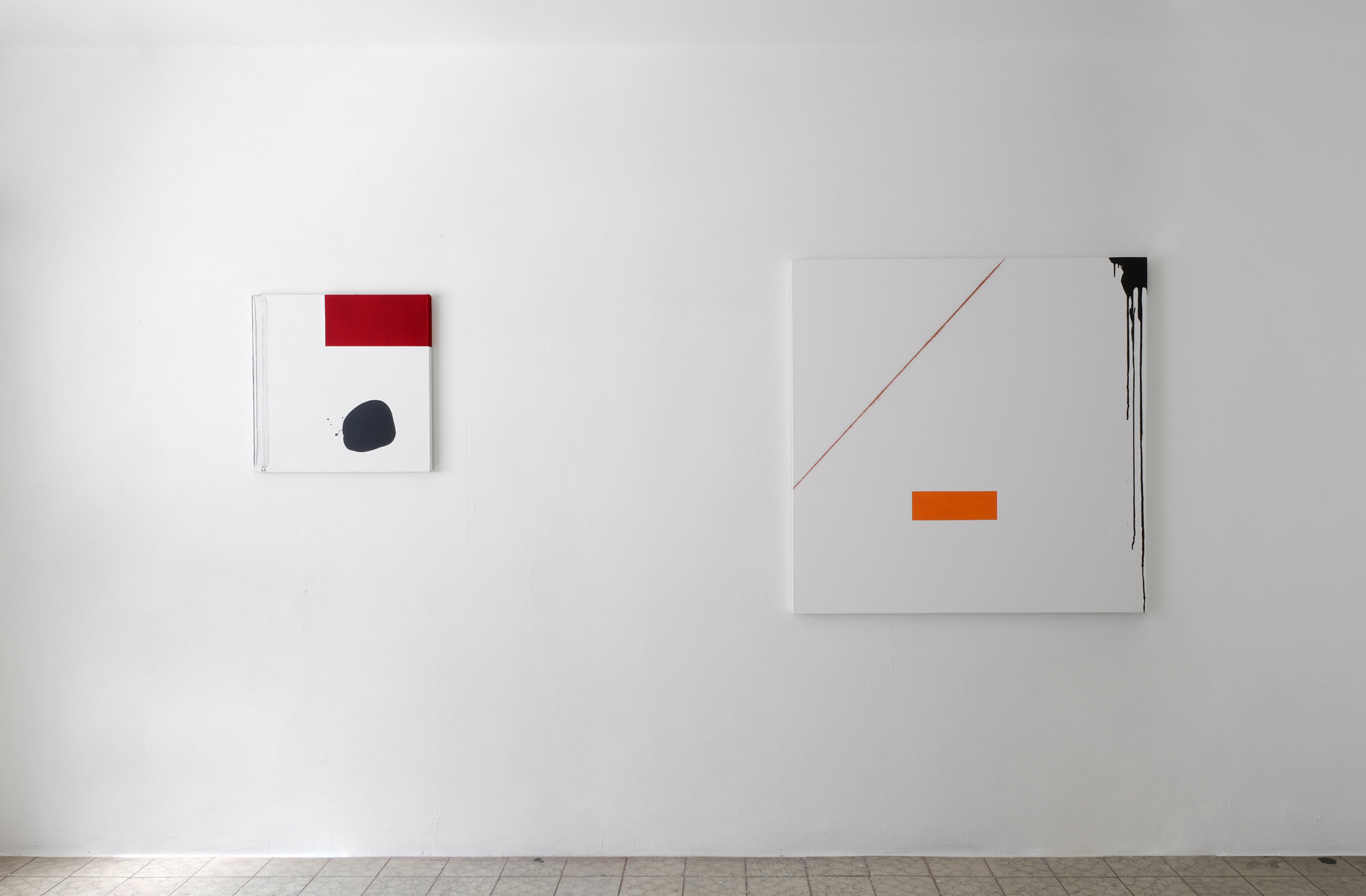 Óleo, tiralíneas, acrílico y grafito, 2019 : Francisco Ugarte