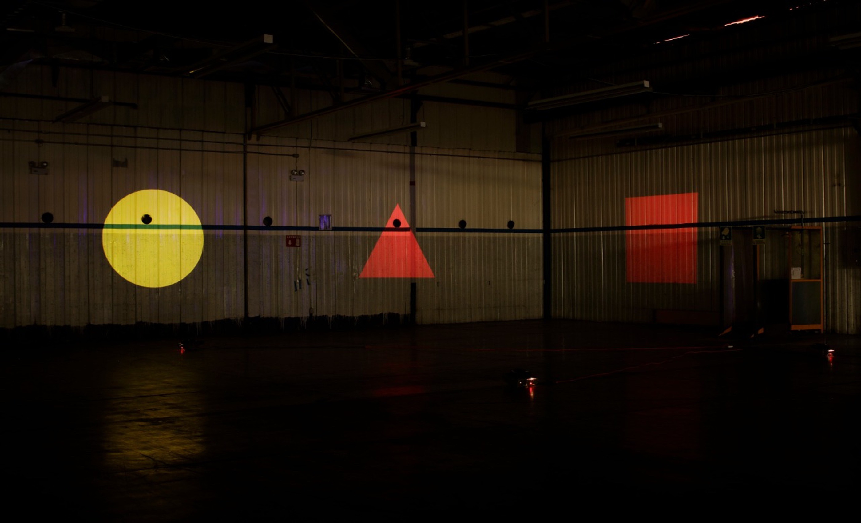 Sin título (Cuadrado, círculo, triángulo, rojo, amarillo, azul), 2020 : Francisco Ugarte