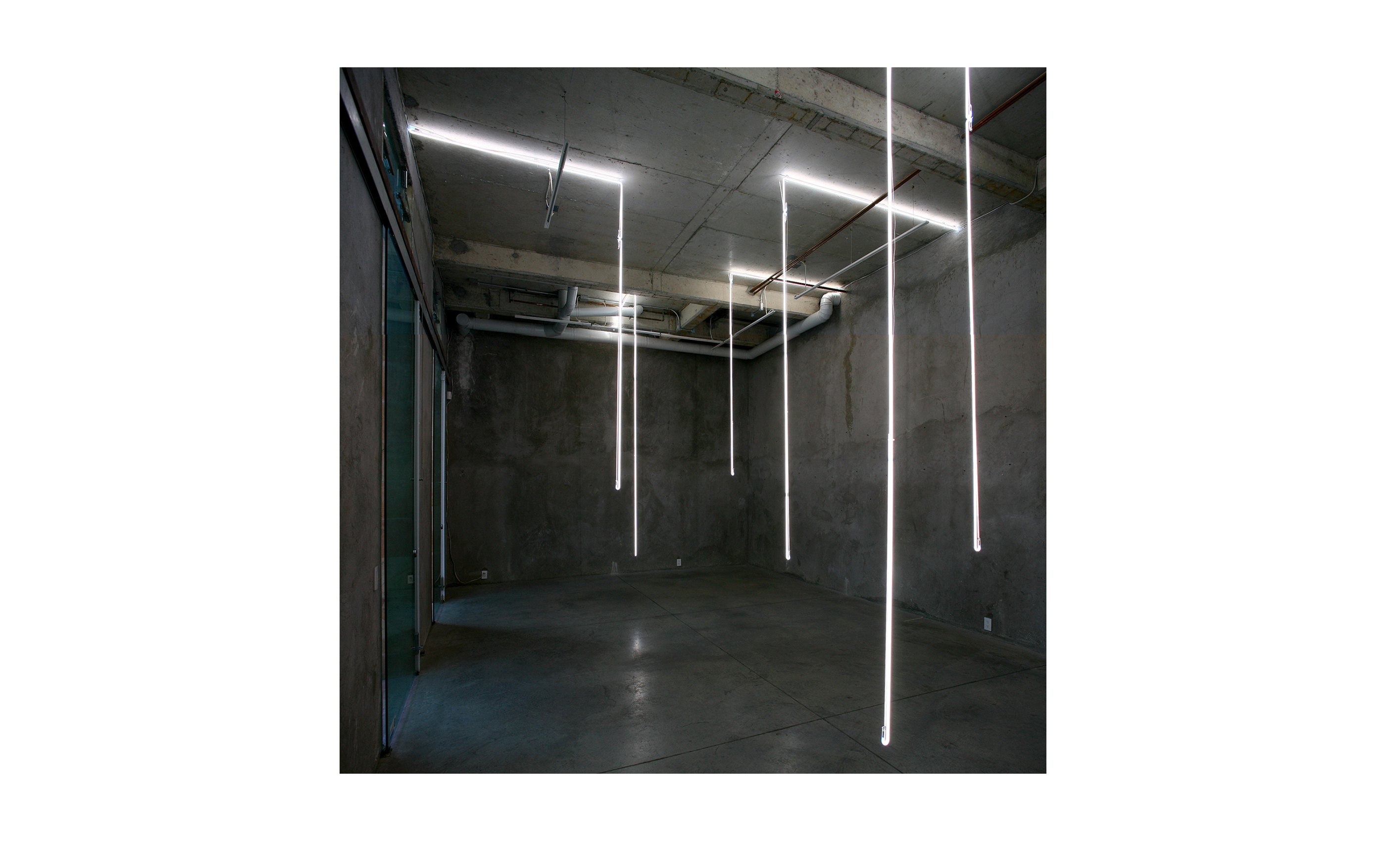 Sin título (Neón blanco), 2009 : Francisco Ugarte